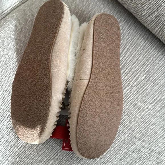 Talbots cozy slippers size 7 leather upper - Picture 7 of 10